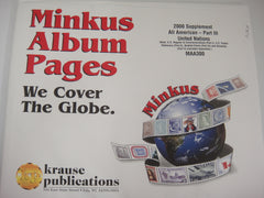 Minkus 2000 All American Part 3 United Nations Stamp Supplement MAA300