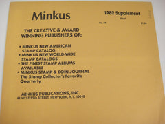 Minkus 1982 Italy Stamp Album Supplement 24 New Old Stock
