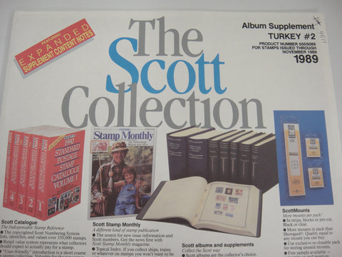 Scott 1989 Turkey Supplement #2 505S089