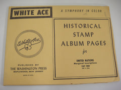 White Ace 1969-1973 United Nations Marginal Inscription Blocks Supplement Part 3 NOS