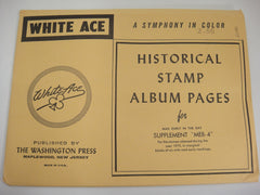 White Ace 1972 US Commemorative Mail Early Blocks of 6 Supplement MEB-4 NOS