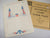 White Ace 20 General Purpose Single Stamp & Cover Combination Pages US NOS