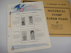 White Ace 1971 Mister Zip Commemoratives Singles Stamp Supplement Z-7 NOS