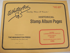 White Ace 1992 Canada Commemorative Singles Stamp Supplement CC-37 NOS