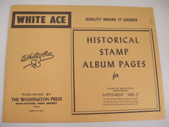 White Ace 1977 American Revolution Bicentennial Supplement United States ARB-5
