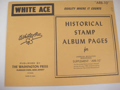 White Ace 1982 American Revolution Bicentennial Stamp Supplement United States ARB-10