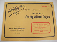 White Ace 1988 Great Americans Series Supplement United States GAS-4