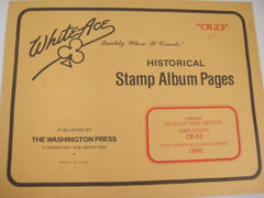 White Ace 1995 Canada Regular Issues Single Stamp Album Supplement CR-23