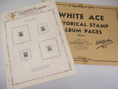 White Ace 1961 Champions of Liberty Stamp Supplement CL-2 NOS