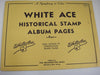 White Ace 10 Blank Border Pages for King George VI Coronation Stamps