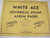 White Ace 10 Blank Border Pages for Queen Elizabeth II Coronation Stamps NOS