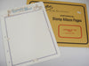 White Ace 10 Blank Border Pages for Legends of the West Stamps NOS