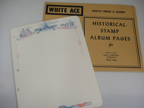 White Ace Dual Purpose Annuals 20 Blank Pages United States