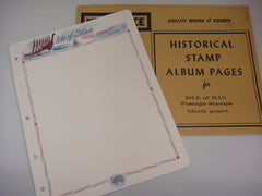 White Ace Isle of Man 13 Blank Supplement Pages NOS