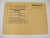 Minkus 1980 United States Postal Stationery Supplement No. 1 New Old Stock