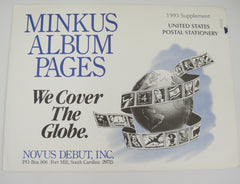 Minkus 1993 US Postal Stationery Supplement 14 MUSP93