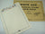 White Ace 10 Blank Supplement Pages Birds and Insects United States