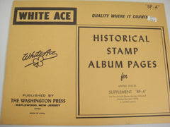 White Ace 1978 United States Booklet Panes Album Supplement BP-4