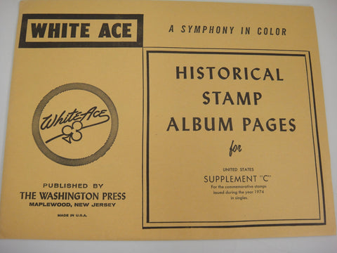 White Ace 1974 United States Commemorative Singles Supplement C