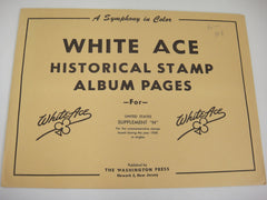 White Ace 1959 United States Commemorative Singles Stamp Supplement N NOS