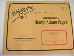 White Ace 1988 United States Commemorative Singles Stamp Supplement Q NOS