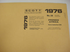 Scott 1975 French Africa Specialty Supplement Supplement 26 NOS