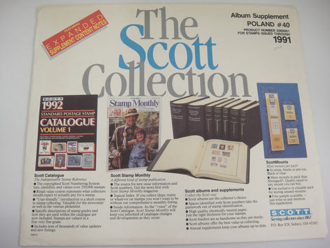 Scott 1991 Poland Specialty Stamp Supplement 40 338S091