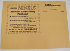 Minkus 1980 United Nations Singles Stamp Album Supplement #25