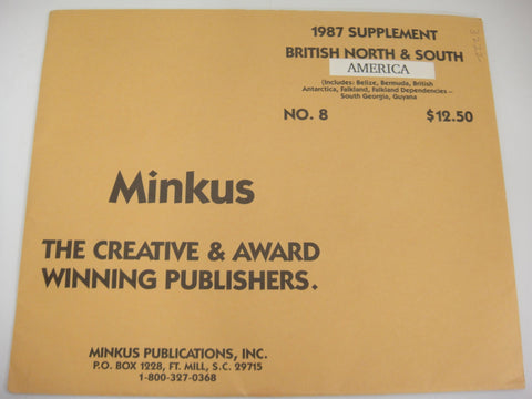 Minkus 1987 British North & South America Album Supplement #8