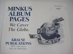 Minkus 1998 Brazil Stamp Album Supplement MBR98 NOS