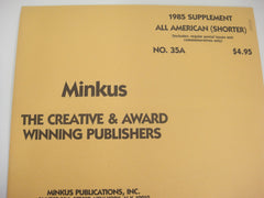 Minkus All American Stamp Supplement 35A (Short Version) United States 1985