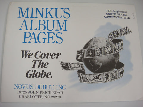 Minkus 1995 US Commemoratives Stamp Supplement 46 United States MUSC95