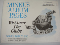 Minkus 1996 US Commemoratives Stamp Supplement 47 United States MUSC96