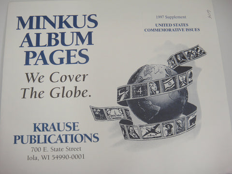 Minkus 1997 US Commemoratives Stamp Supplement 48 United States MUSC97
