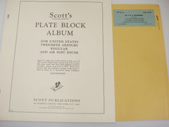 Scott 1968 United States Regular & Air Post Plate Block Supplement 4 125S068 NOS