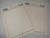 White Ace Canal Zone 10 Blank Supplement Pages United States New Old Stock