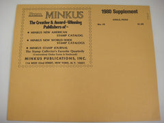 Minkus 1980 Chile Peru Stamp Supplement #18 New Old Stock