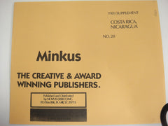 Minkus 1989 Costa Rica Nicaragua Stamp Album Supplement 28 NOS