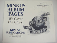 Minkus 1997 Dominican Republic Haiti Stamp Supplement MDO97 NOS