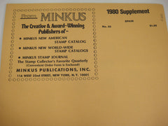 Minkus 1980 Spain Stamp Supplement 20 New Old Stock