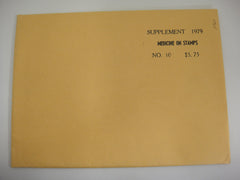 Minkus 1970 Medicine on Stamps Stamp Album Supplement 10 United States NOS