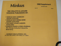 Minkus 1982 Netherlands Stamp Album Supplement 23 NOS