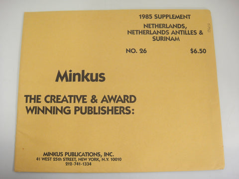 Minkus Stamp Album Supplement 26 Netherlands 1985