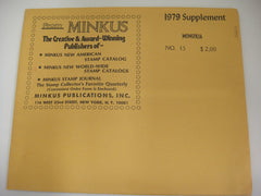 Minkus 1979 Mongolia Stamp Album Supplement 15 NOS
