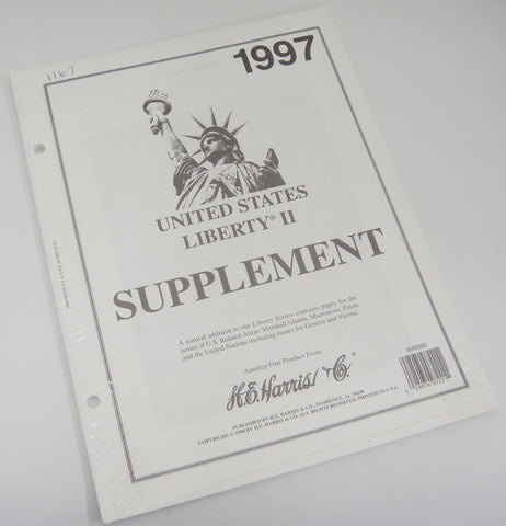 Harris 1997 US Liberty II 2 Album Supplement United States 5HRS82