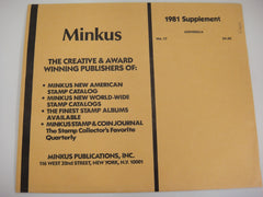 Minkus 1981 Mongolia Stamp Album Supplement 17 New Old Stock