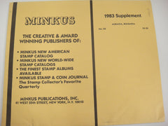 Minkus 1983 Albania Bulgaria Stamp Album Supplement #22 New Old Stock