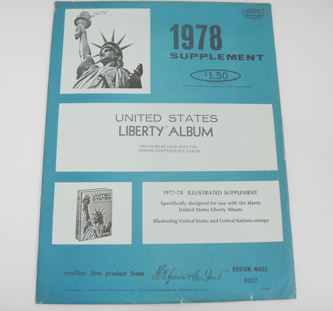 Harris Liberty Album Supplement United States and U.N. 1978 X108N NOS