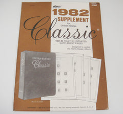 Harris 1982 Classic Stamp Album Supplement United States #01504 New Old Stock