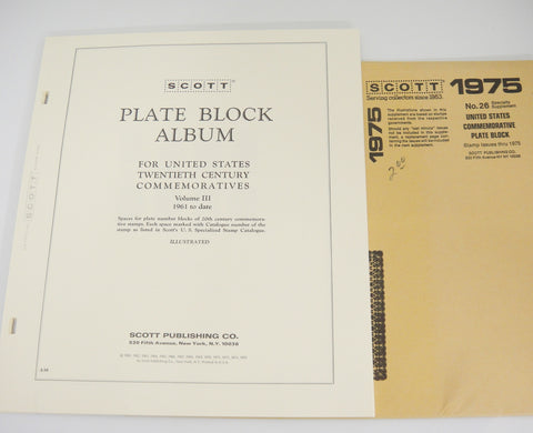 Scott Commemorative Plate Block Stamp Supplement 26 United States 1975 120S075